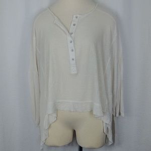 Free People Flowy Thermal Shirt